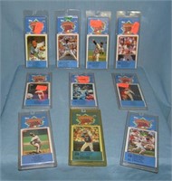 Group of sports collectibles