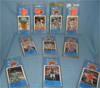 Group of sports collectibles