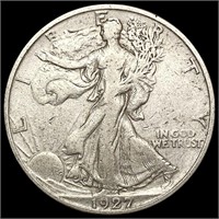 1927-S Walking Liberty Half Dollar LIGHTLY