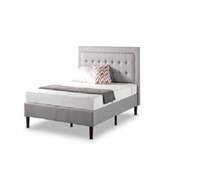 1 Zinus Dachelle Upholstered Platform Bed Frame /