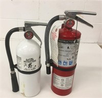 2 Previously Used Extinguishers *Need Recharge