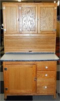 Antique Oak Seller's "Hoosier" Cabinet. Indiana