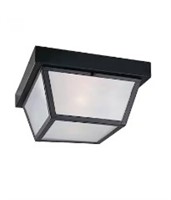 Project Source10.37"Black Flush Mount Light