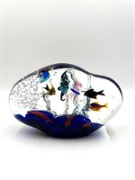 Romano Dona Murano Art Glass Aquarium