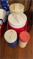 Lot of Coolers: 2 Igloo Water Coolers Plus