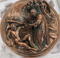 THE GATES OF PARADISE BRONZE COLLECTORS PLATE