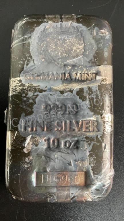 Germania Mint 10oz Silver Bar