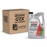 Castrol GTX 5W-30 Motor Oil  5 Qt  Case of 3