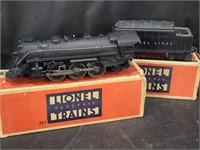 Lionel 224 Locomotive & 2466W Whistling Tender