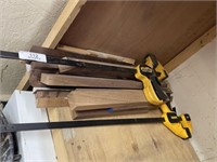 Quick Grip Bar Clamps and Scrap Wood