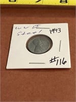 1943 World War II steel penny