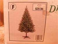 Deluxe 6' Christmas tree in box - Tree skirt