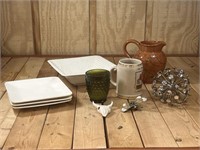 Various Lot - Plates, Mug, Vase, Deco