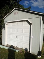 Garage style shed