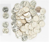 Coin 85 Mixed Dates Silver Quarters-BU