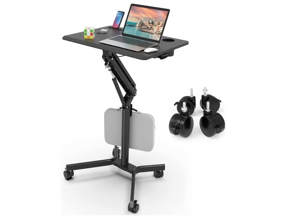 JOY worker Mobile Standing Desk and 4 r