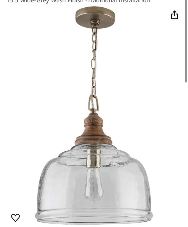 14 Inch 1 Light Pendant - in Urban/Industrial