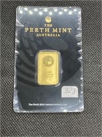 10 Grams GOLD Perth Mint Bar Serial # C005229