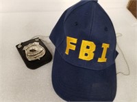 FBI Hat, Shirt, and Badge Costume