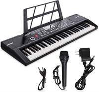 61 Keys Keyboard Piano  Digital with Speaker & Mic