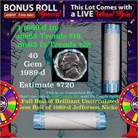 1-5 FREE BU Nickel rolls with win of this 1989-d S