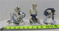 3 Children's Porcelain Figurine's