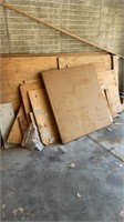 Lot of 7 sheets and mor Various wood panels some