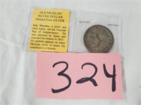 Old Mexican Silver Dollar