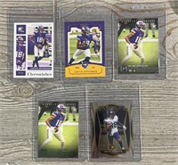 (5) Justin Jefferson NFL Rookie Cards