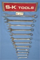 (12) SK USA comb wrenches, 1/4"- 1 1/16"
