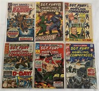 Capt. Savage No.1 + Sgt. Fury 5 Issue/Annuals Lot