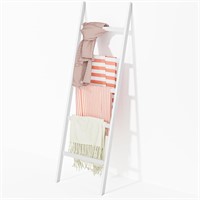 WTZ Blanket Ladder  5-Layer Towel Racks  White