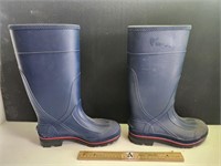 Women Size 9 Blue Rubber Boots