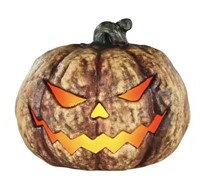 Home Accents 9" Spooky Flaming Pumpkin Decoration