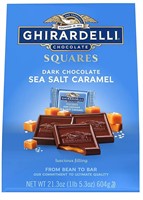 Ghirardelli Dark Sea Salt Caramel Squares 21.3 oz