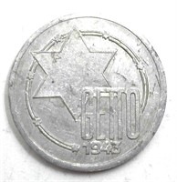 1943 10 Mark AU-UNC Poland Rare