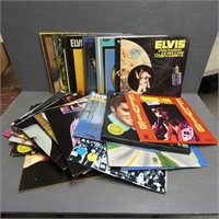 Large Lot of Various Elvis Records
