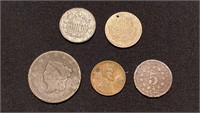 Group of Early US Coins