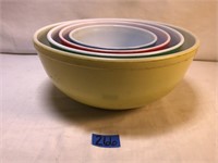 Vintage Pyrex Primary Colors Nesting/Mixing Bowls