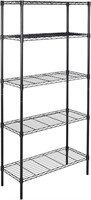 5-Shelf Adjustable, Heavy Duty Storage Shelf
