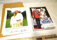 George Bush signed, Prince William & Catherine Mag