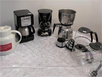 Coffee containers, Coffee makers, carafe