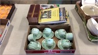 Box Of Books, Set Of Adams Cup & Saucers
