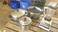 Lot Of Pots & A Crock Pot