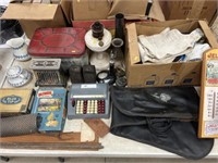 Textiles, Fluid Lamp, Gun Case, Vtg. Toaster