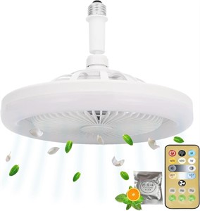 Yaoten 10 in Mini Ceiling Fan with Light, Remote