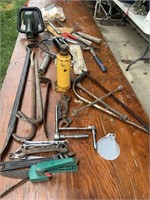 Large lot of assorted tools