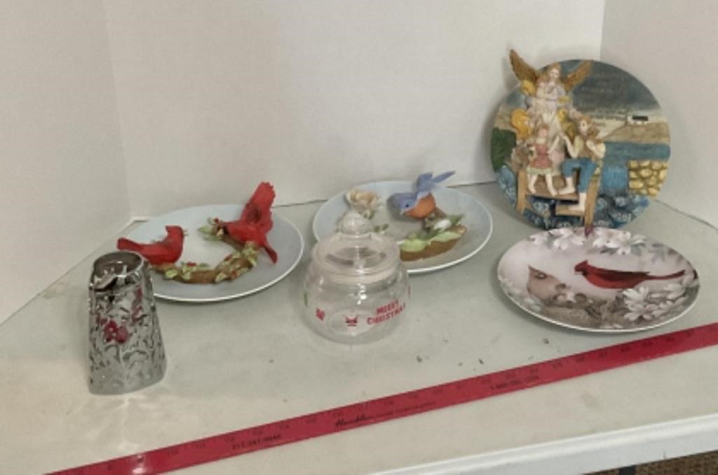 Decorative Plates, Holiday Candy Jar & Bed & Bath