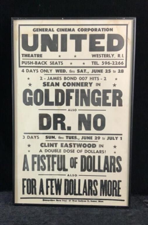 Vintage United Theater Movie Advertisement