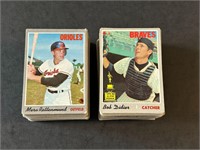 1970 Topps Lot of 145 Different VG-EX MARKED